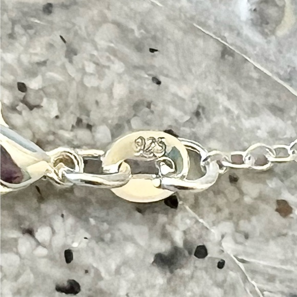 Sterling Silver Pink Ribbon Necklace Made by a Breast Cancer Survivor - Picture 5 of 11